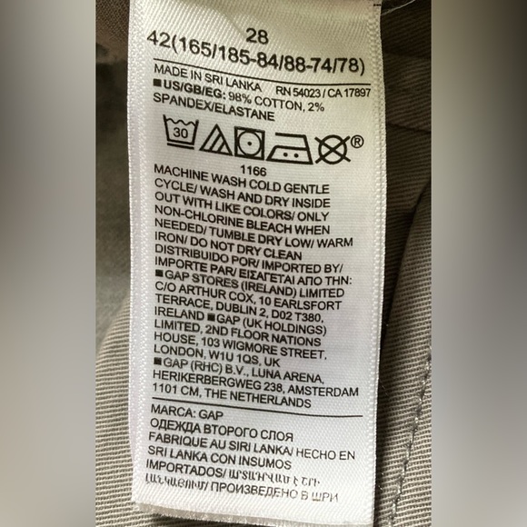 Gap 8” Vintage Men’s Shorts in Pilot Grey - Size 28 - Picture 7 of 7